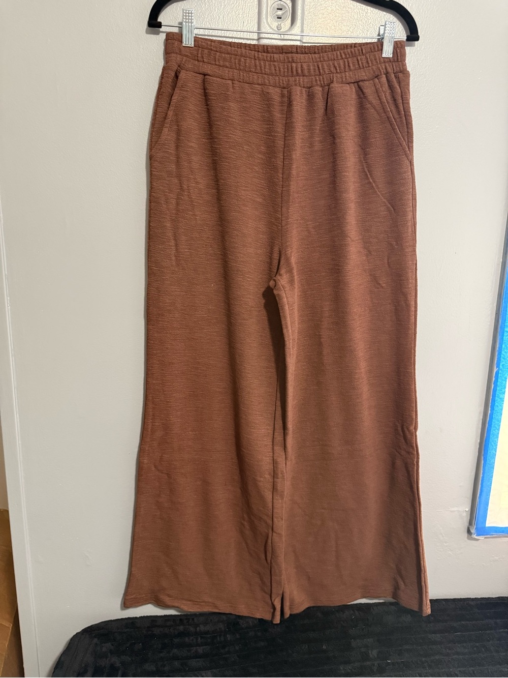 Zenana Wide-Leg Lounge Pants - Brown - Picture 2 of 3